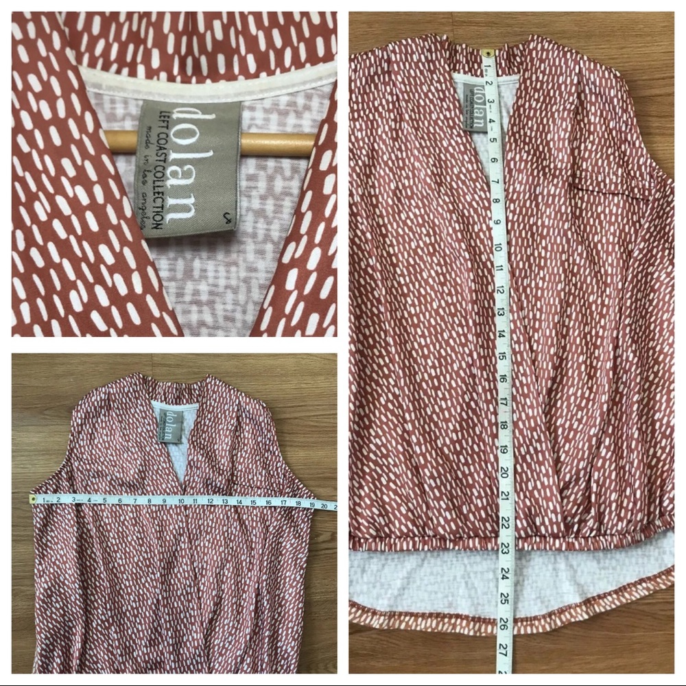 ⚡️SOLD⚡️Anthropologie Dolan Left Coast Blouse Top - Picture 8 of 8